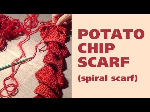 Potato Chip Scarf | Spiral Scarf