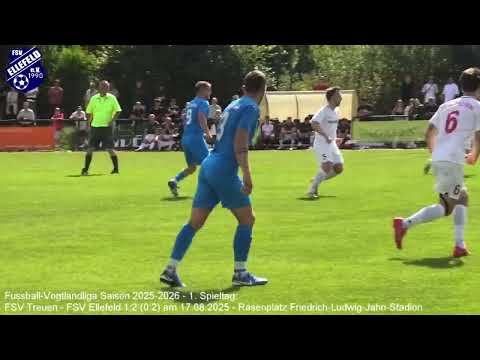 FSV Treuen - FSV Ellefeld 1:2 (0:2), Vogtlandliga 2025-2026 - 1. Spieltag am 17.08.2025