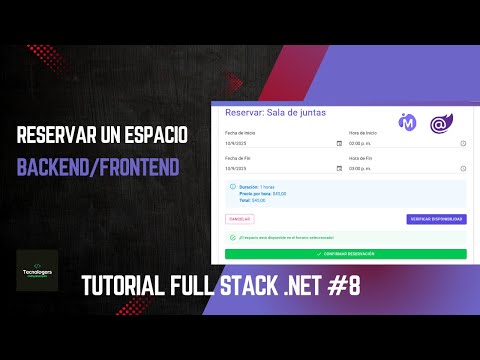 Curso Full STACK NET 09 Mostrar Lista de Reservaciones