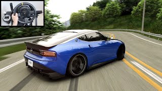 Drifting Nissan 400Z on Nagao Touge - Assetto Corsa (Steering Wheel + Shifter) Gameplay