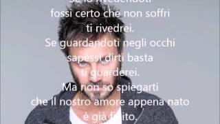 Nek-  Se telefonando (lyrics)