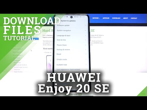 How to Find Downloaded Files in HUAWEI Enjoy 20 SE – Downloading Files