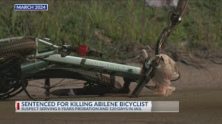 Suspect gets 8 years probation, 120 days in jail for bicyclist death in Abilene