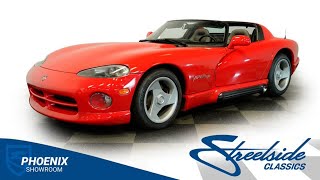 Video Thumbnail for 1993 Dodge Viper RT/10 Roadster