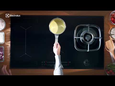 UltimateTaste 900 hybrid induction with gas burner cooktop