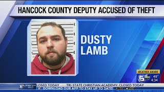 Hancock County deputy accused of stealing appliances from apartment complex