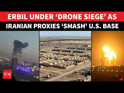 US Military ATTACKED In Erbil; City ‘Under Siege’ As Iran-Backed Drone Swarm Smashes American Sites