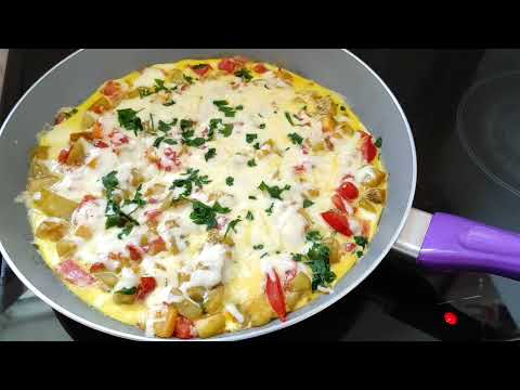 Samo patlidžan i paradajz! Recept za 15 minuta u tavi za doručak ili ručak ili večeru ! #346