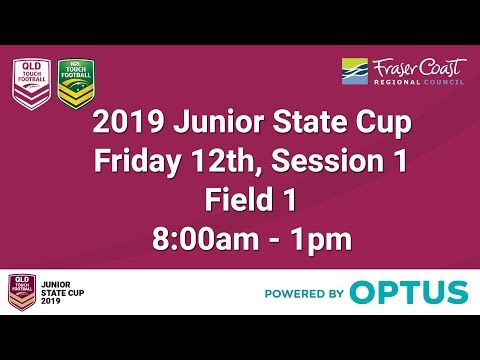 2019 Junior State Cup - Friday 12th - Field 1 - 8:00am - 1pm