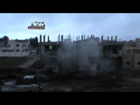 اشتباكات بين عناصر كتيبة شهداء الحرية وقوات النظام في الحراك