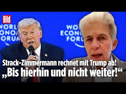 TRUMP IN DAVOS: Klare Worte! Strack-Zimmermann fordert härteren Kurs Europas gegen USA!