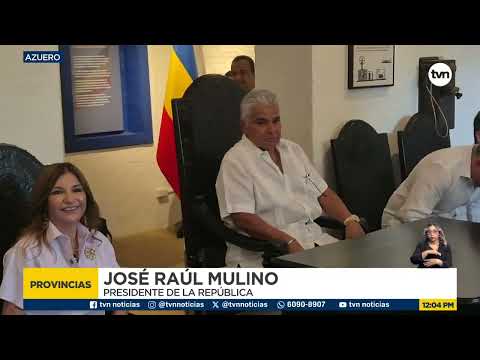 Presidente Mulino inicia gira por Las Tablas e inaugura El Pausílipo