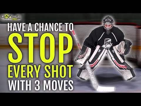 ICE HOCKEY GOALIES - Stop Every Shot With These 3 Moves 🏒