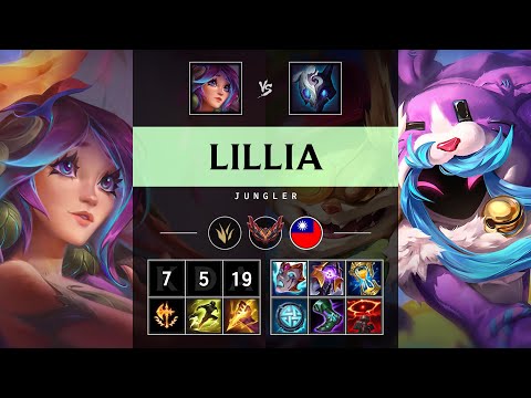 Lillia Jungle vs Kindred - TW Grandmaster Patch 25.06
