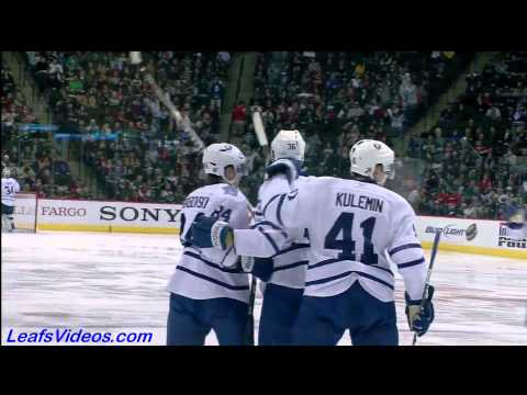 Maple Leafs @ Wild - Carl Gunnarsson Scores - 110322