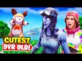 We Met the CUTEST 9 Year Old on Fortnite!