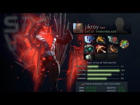 Dota 2 Replay 7.33c jikroy's -Carry- Terrorblade [MVP] [SPAWN Team vs Myth Avenue Gaming]