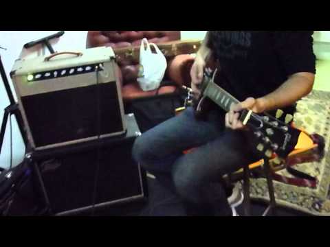 METO AMP-11 (Tweed Bassman Replica 5f6a DIY) with Gibson SG & Clone of Klon (Centaur)