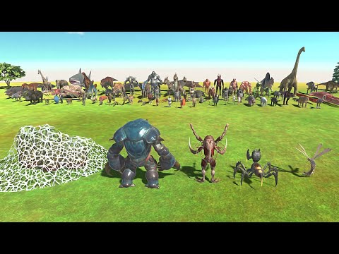 ALIEN EXOTICA VS ALL FACTION - Animal Revolt Battle Simulator