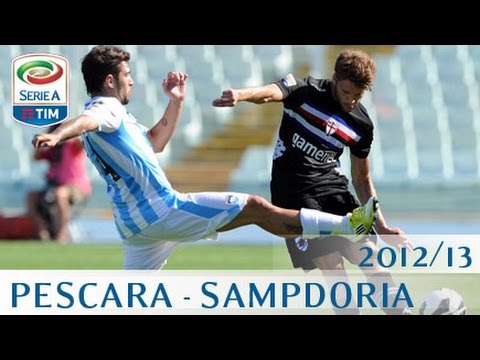 Pescara - Sampdoria - Serie A 2012/13 - ENG