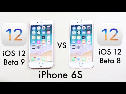 iPHONE 6S: iOS 12 BETA 9 Vs iOS 12 BETA 8! (Speed Test) (Review)