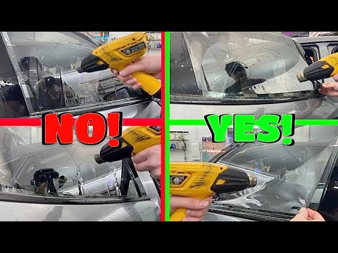 How to Shrink Door Window Tint // Snap Shrink for Beginners