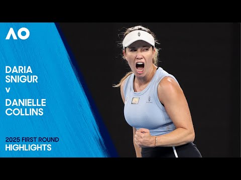 Daria Snigur v Danielle Collins Highlights | Australian Open 2025 First Round
