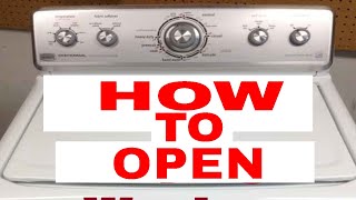 How to Open a Maytag Centennial Washing Machine &  Why a Maytag Washer Bangs Around