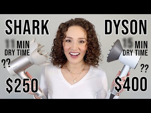 Shark HyperAir vs. Dyson Hair Dryer Compared, Testing Dry Time, Diffusers, Results