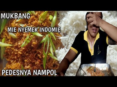 MUKBANG MIE NYEMEK INDOMIE PALING PEDAS