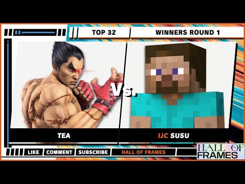 Hall of Frames - TOP 32 - Tea (Kazuya) VS Susu (Steve) - Super Smash Bros. Ultimate - HoF - Singles
