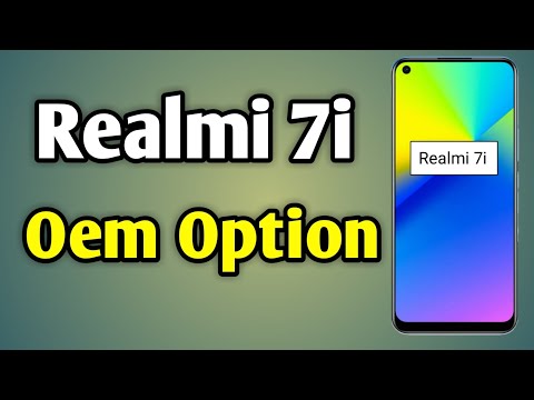 How To On Oem Option In Realme 7I | Realme Oem Unlock