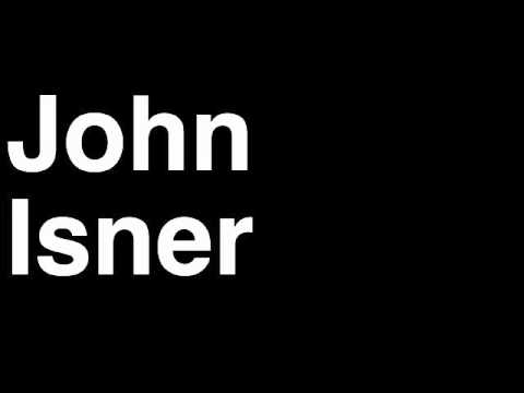 How to Pronounce John Isner Tennis Grand Slam Tournament Australia French US Open Wimbledon