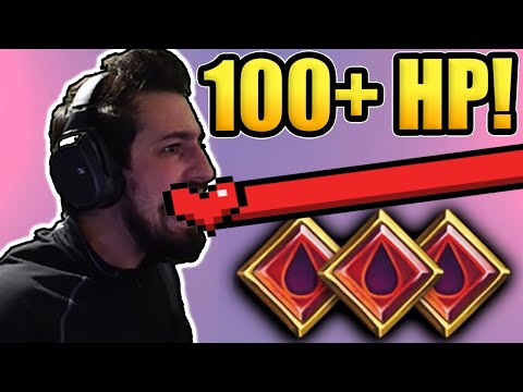 HOLY…100HP+ UNKILLABLE Blood Death Knight! | Hearthstone March Of The Lich King