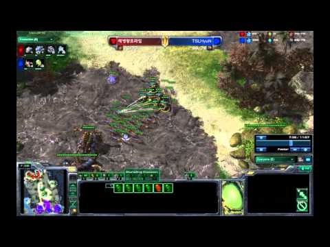 [T] Marine King [Z] Hyun Starcraft 2 Cast