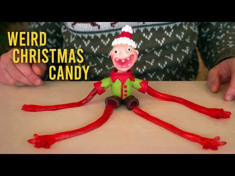 Trying Christmas Candy From Other Dimensions