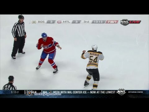 Adam McQuaid vs Stefan Fournier Sep 16, 2013