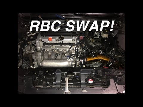 RBC Intake Manifold Swap + GOLDEN PRL Cold Air Intake Install | 9th Gen Civic Si