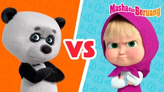 Download lagu 👧🆚🐼 Masha vs Panda 😎👏 Koleksi kartun episode terbaik 🎬 Masha dan Beruang mp3
