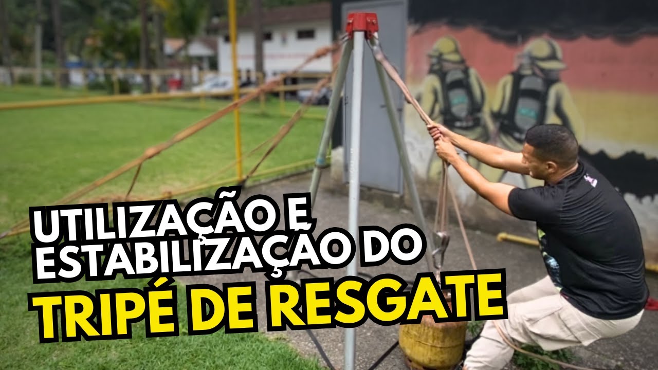 Como USAR e ESTABILIZAR o TRIPÉ DE RESGATE