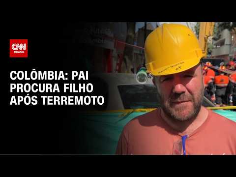 Terremoto na Colômbia: em meio a escombros, pai busca por filho que se casaria no próximo domingo