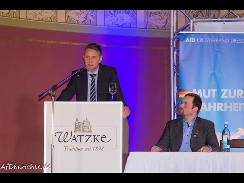 Rede Björn Höcke Dresden live bei der Jungen Alternative AfD - Dresdner Gespräche