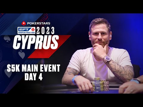 EPT CYPRUS 2023 LIVESTREAM: $5K MAIN EVENT - DAY 4 ♠️ PokerStars