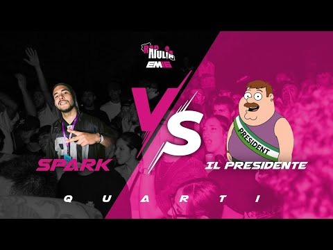 SPARKETTI vs IL PRESIDENTE – RAPAPULIA x EM16 – quarti, terza battle