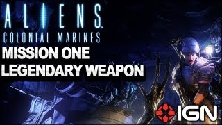 Aliens: Colonial Marines - Hick's Shotgun Legendary Weapon - Mission 1: Distress - Walkthrough