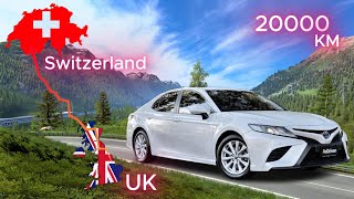 Ets2 Toyota Camry Xv70 Xse  UK To Switzerland By Road #est2