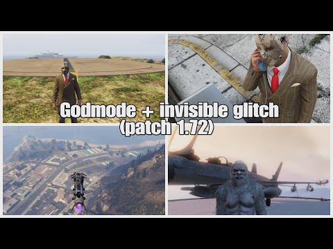 ⭐ GODMODE + INVISIBLE GLITCH (PATCH 1.72) ⭐      GTA Online Glitch