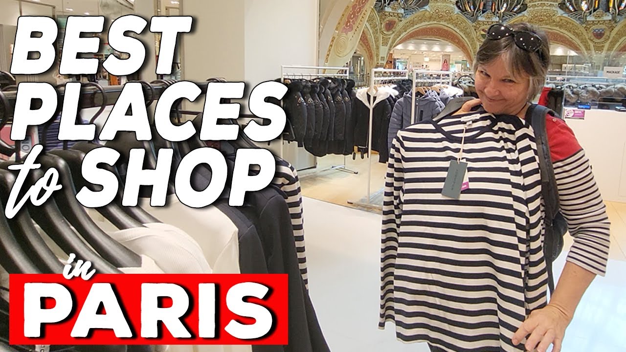 What is famous in France for shopping?