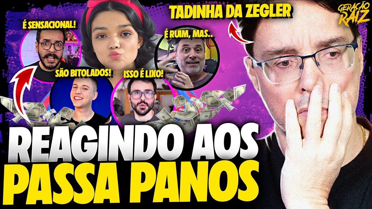 NÃO AGUENTO MAIS! OS LACROLAS DEFENDENDO RACHEL ZEGLER E A BRANCA DE NEVE ME TIRARAM DO SÉRIO!