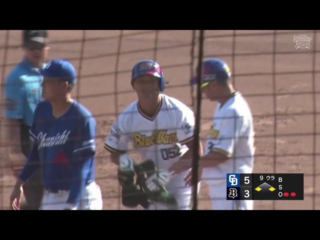 【ファーム】代打起用に応える!! バファローズ・清水武蔵 レフトへのタイムリーで2点差に迫る!! 2025年8月31日 オリックス・バファローズ 対 中日ドラゴンズ